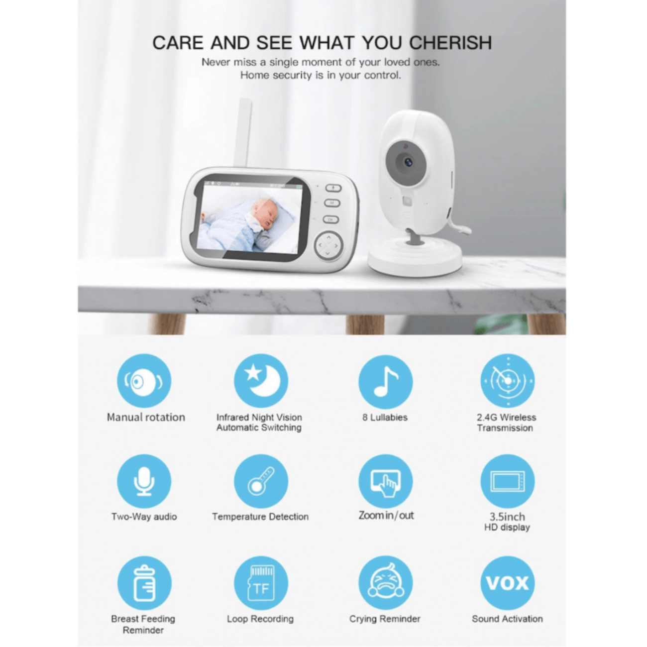 Baby Monitor Wireless RoHS™ 603 - 3 | YEO