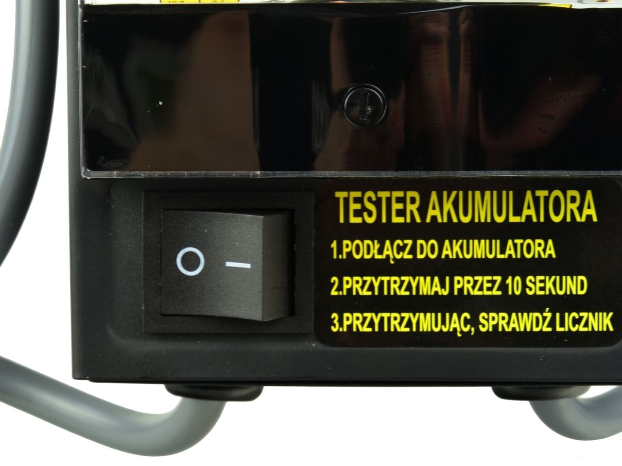 Tester analog pentru verificarea bateriilor 6/12V, Geko G80028 - 3 | YEO