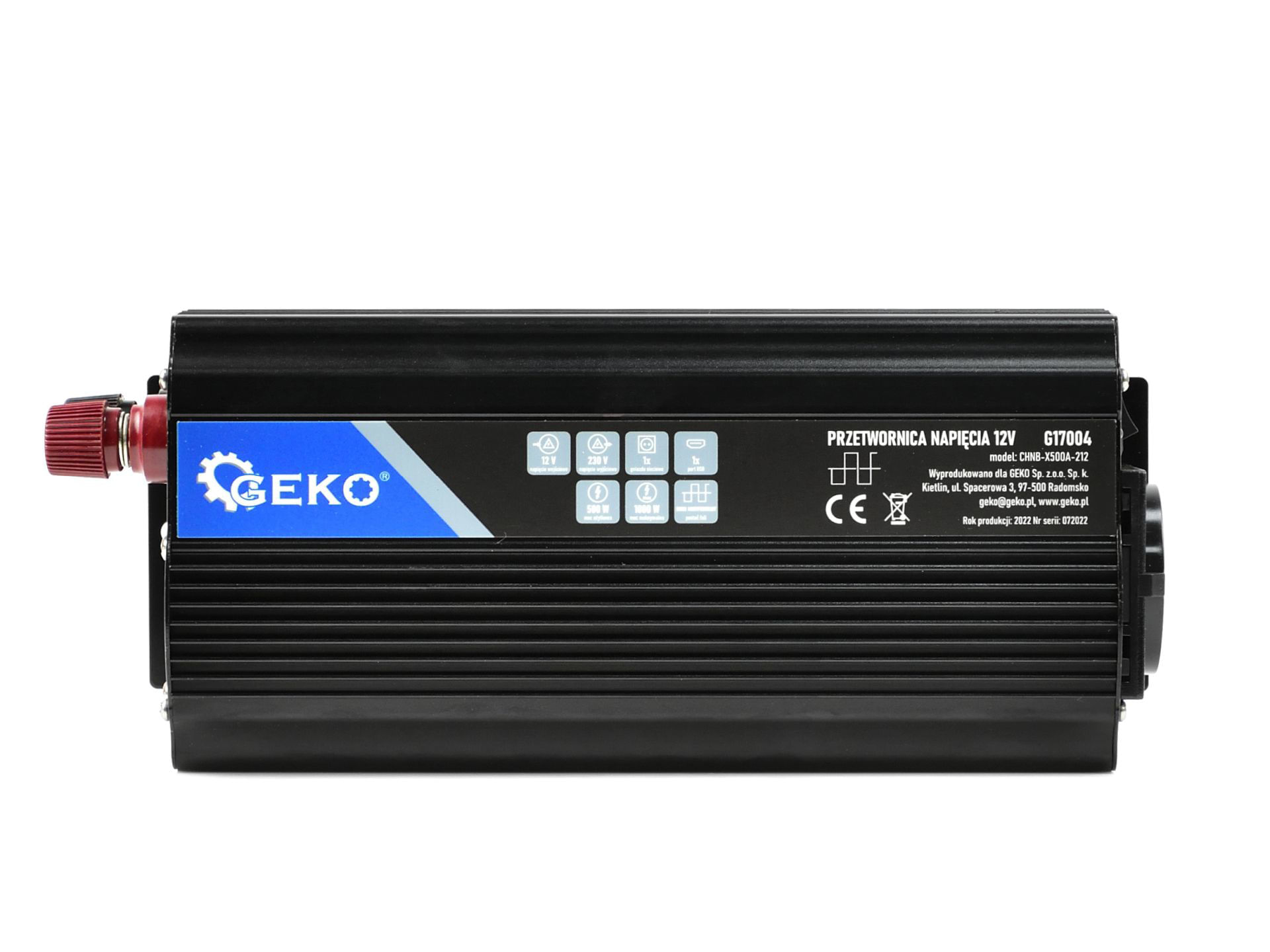 Convertor de tensiune 12V/230V 500/1000W, Geko G17004 - 3 | YEO