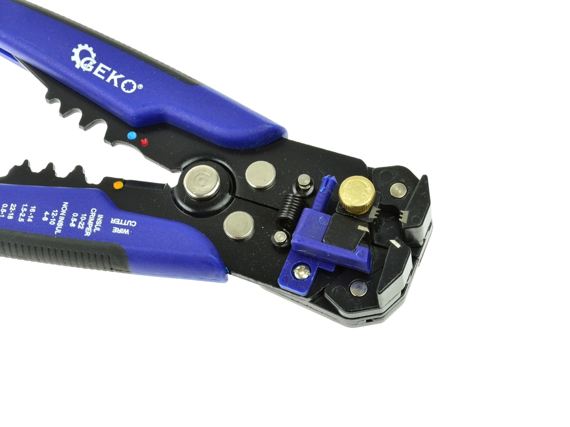 Cleste pentru sertizat cu 260 de conectori si set de legaturi de cablu, GEKO G01776