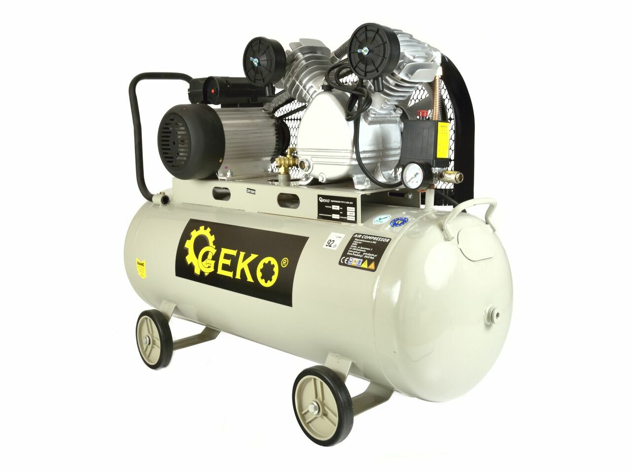 Compresor 100L, tipV BIG, 3kW, 390l/min, GEKO G80309