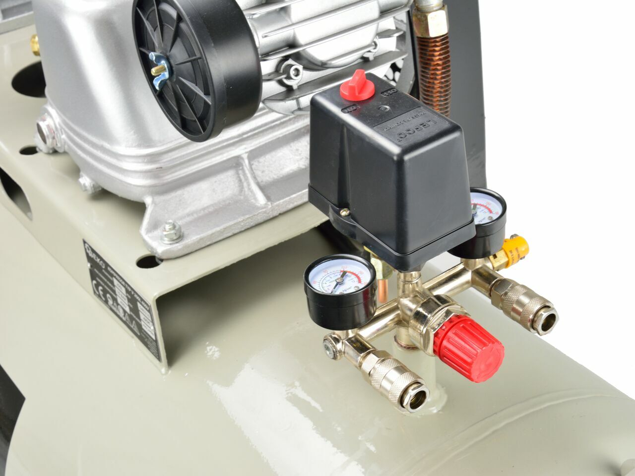 Compresor 200L, 10bar, 400V, 490l/min, 4kW, GEKO G80310 - 1 | YEO