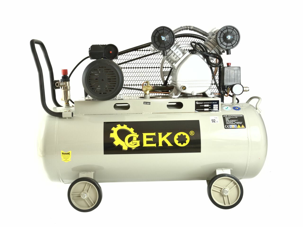 Compresor 100L, tipV BIG, 3kW, 390l/min, GEKO G80309 - 3 | YEO