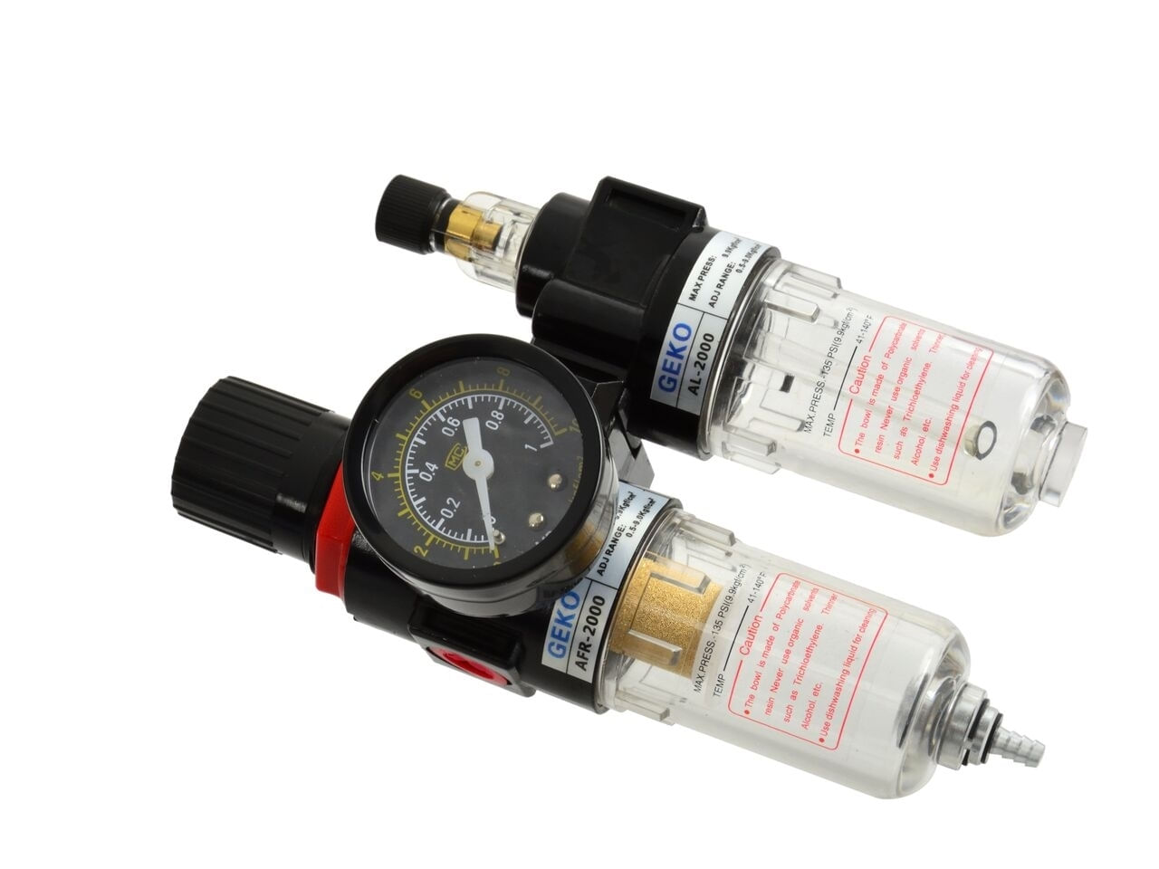 Regulator cu filtru de aer cu reductor pentru compresoare 8.5bar 1/4