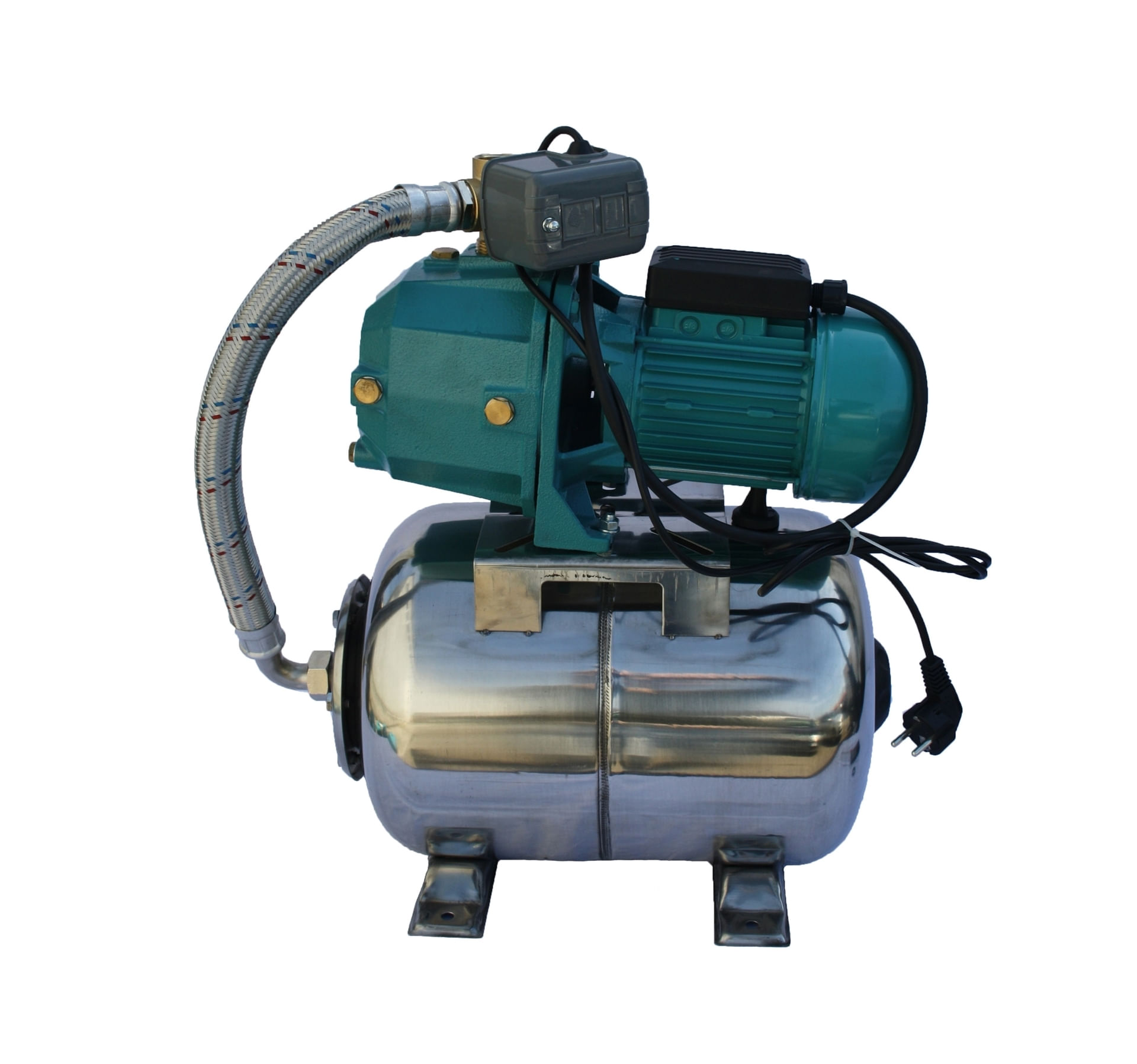 Hidrofor de mare adancime 23m cu ejector Omnigena DP355/24, rezervor 24 litri din inox, 0.75 kW, OM5003/24I