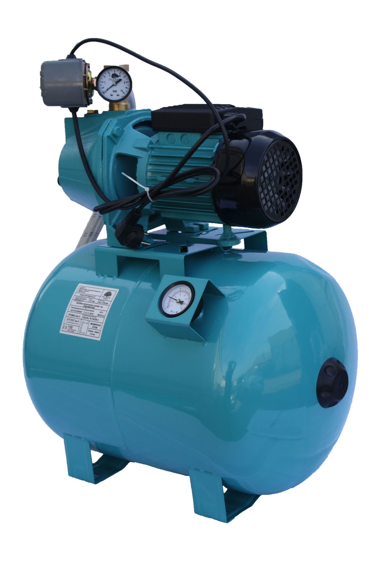 Hidrofor Omnigena JET 100A(a)/50 1.1 kW rezervor 50 Litri cu manometru, OM5000/50M — imaginea 3