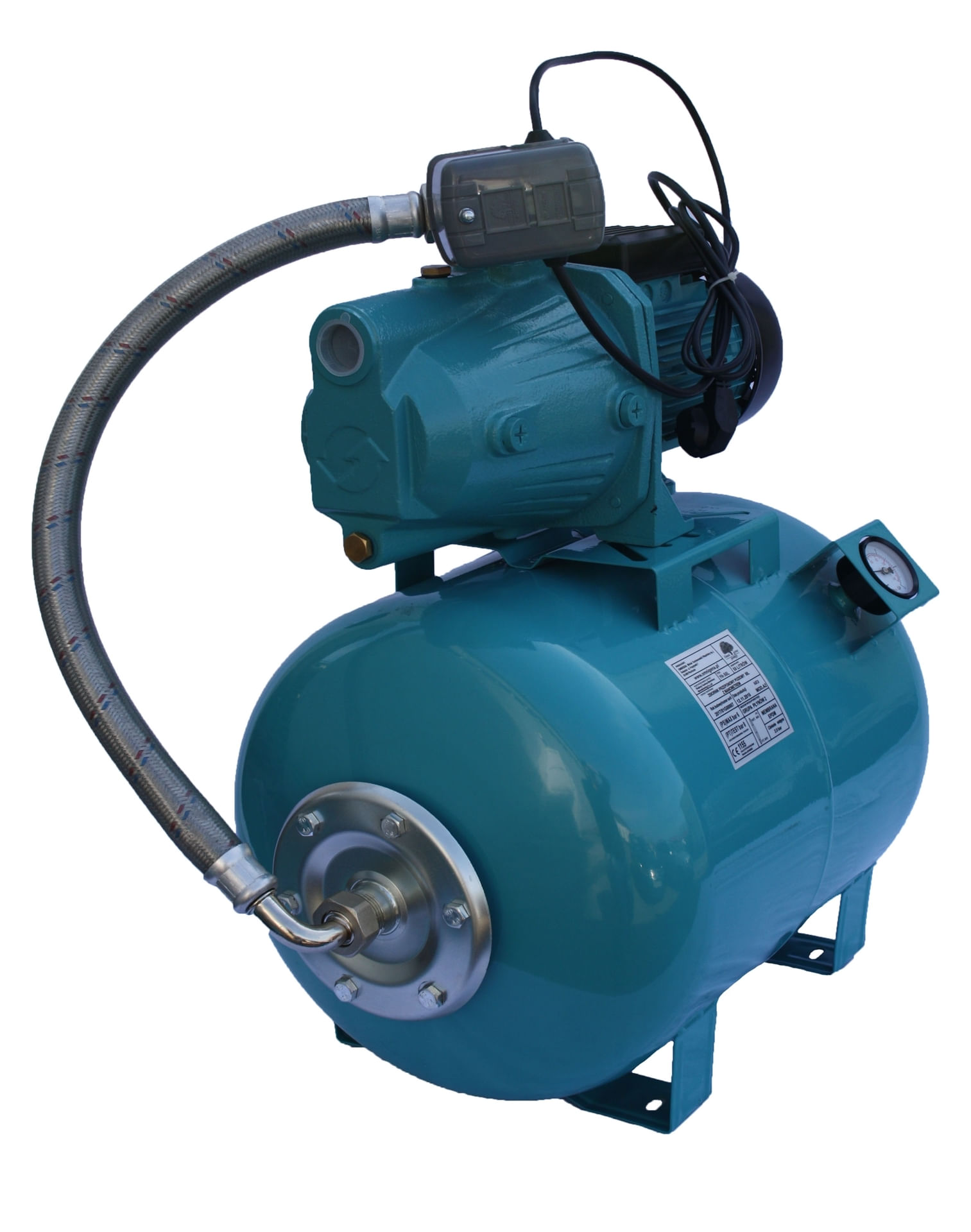 Hidrofor APC JY100A/50 rezervor 50 litri cu manometru, 1.1kW, 03020121/50M — imaginea 2