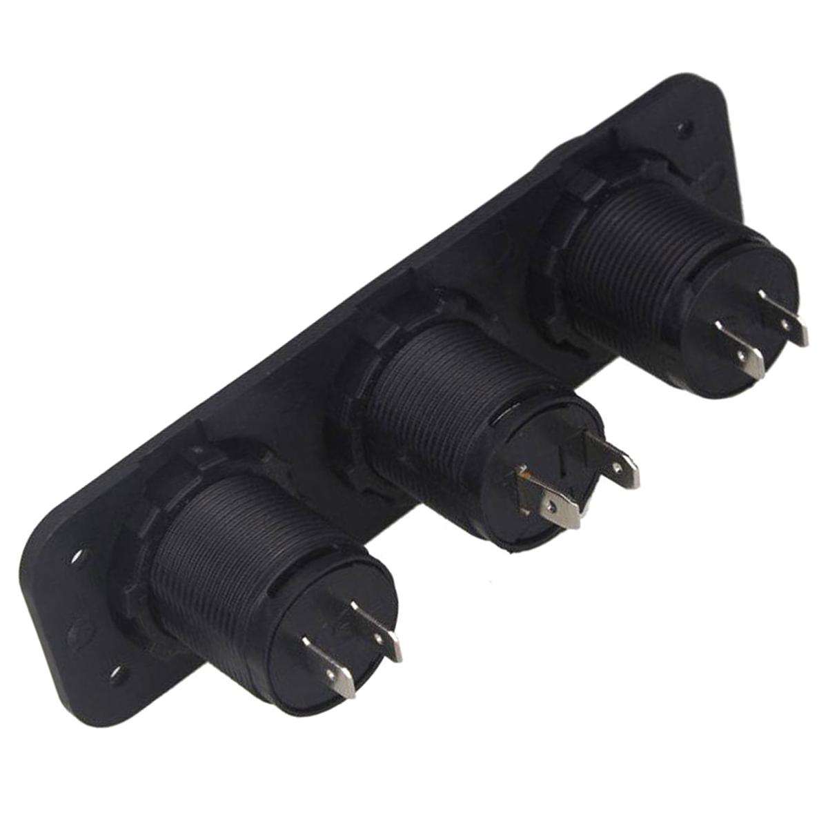 Priza de Bricheta Universala, etansa, cu Voltmetru si incarcare 2 x USB, pentru vehicule offroad - 3 | YEO