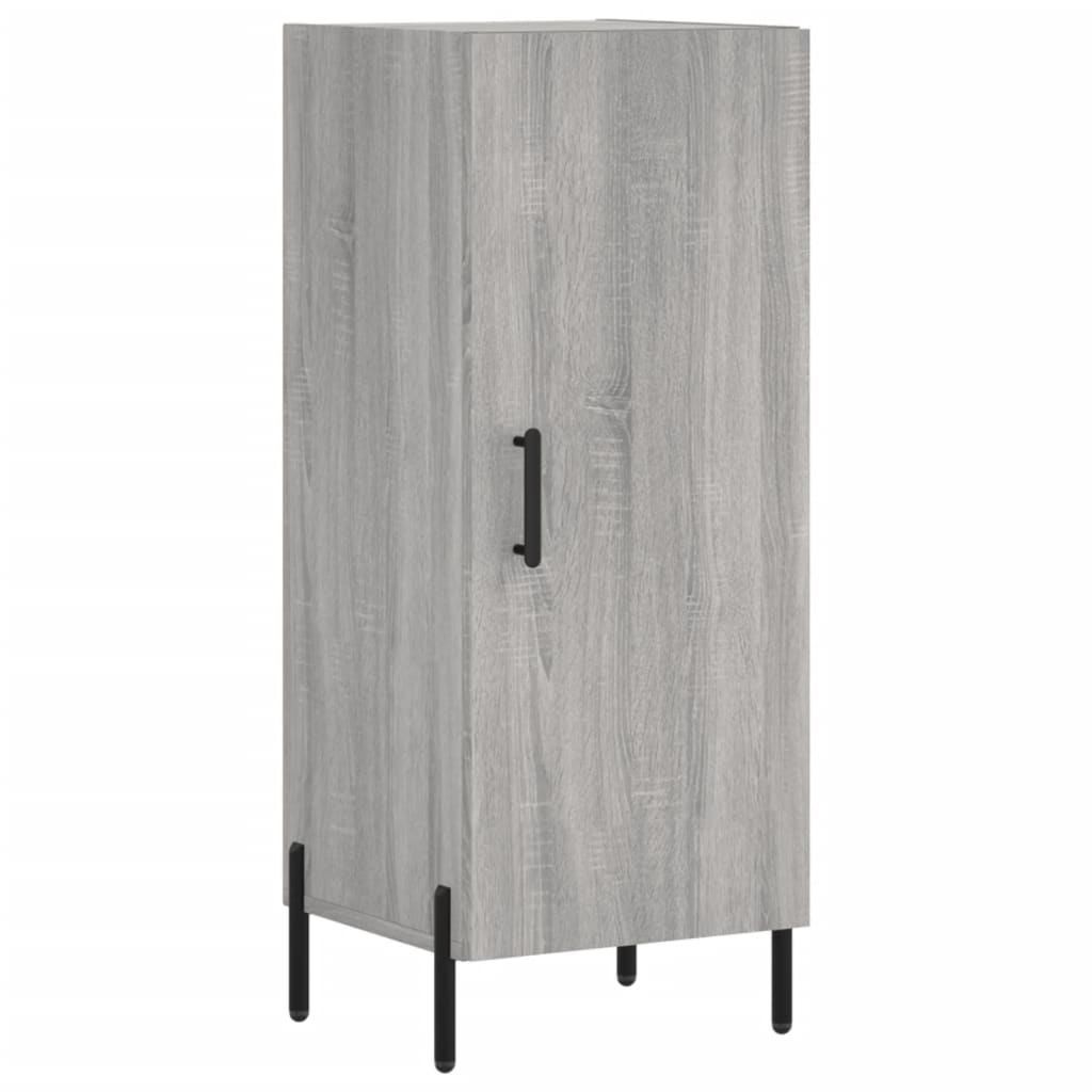 Servanta, gri sonoma, 34,5x34x90 cm, lemn compozit — imaginea 13