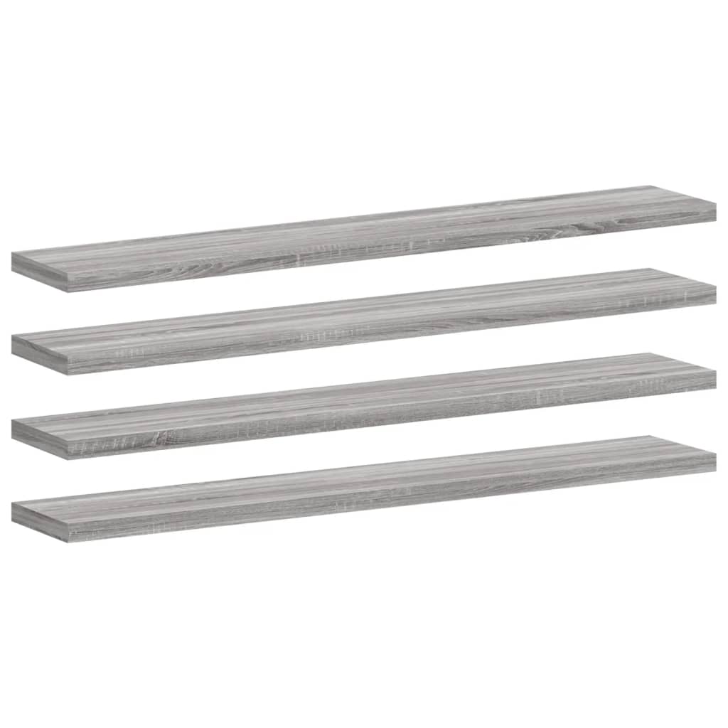 Rafturi de perete, 4 buc., gri sonoma, 60x10x1,5 cm, lemn — imaginea 10
