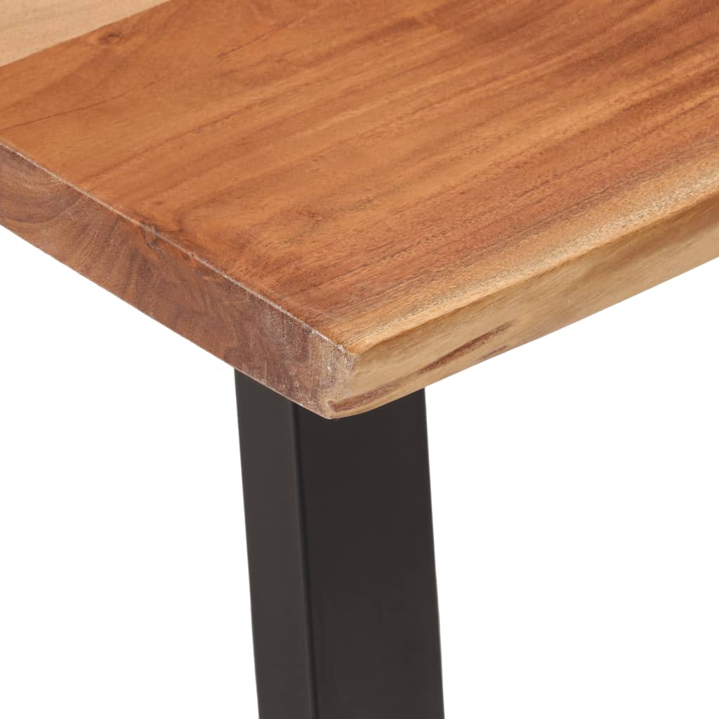 Masuta de cafea, 110x55x40 cm, lemn masiv acacia — imaginea 5