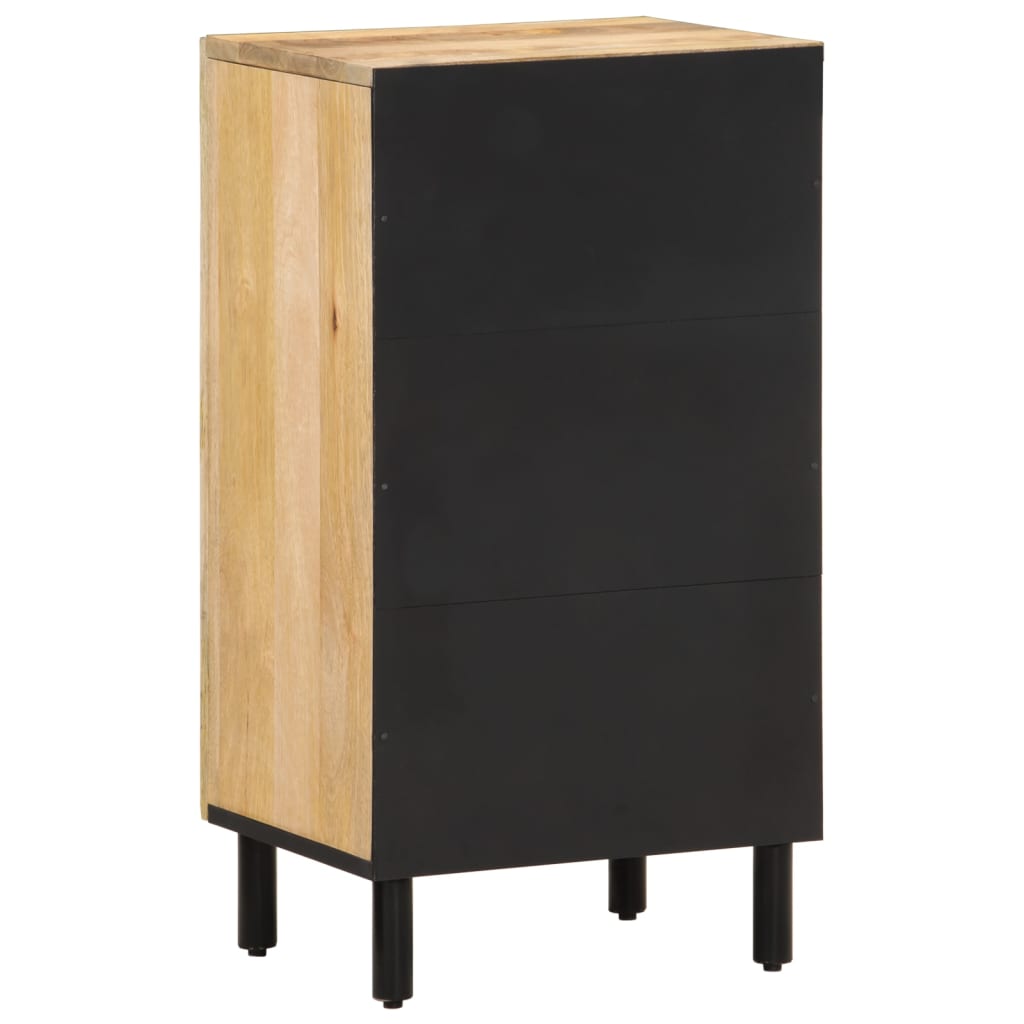 Dulap lateral, 40x33x75 cm, lemn masiv de mango — imaginea 5