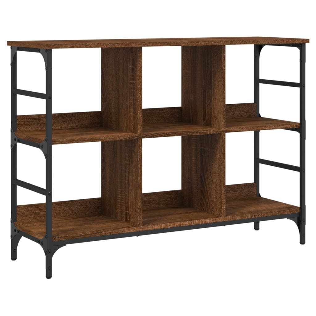 Servanta, stejar maro, 102x32x73,5 cm, lemn prelucrat — imaginea 11