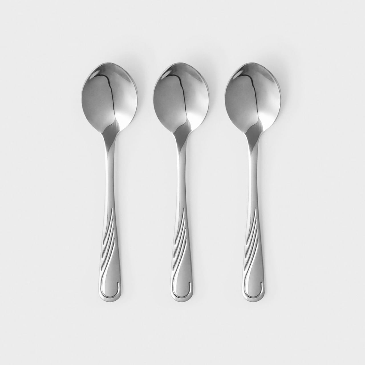 Set lingurita ceai, 3 piese, inox, AMBITION Napoli - 1 | YEO