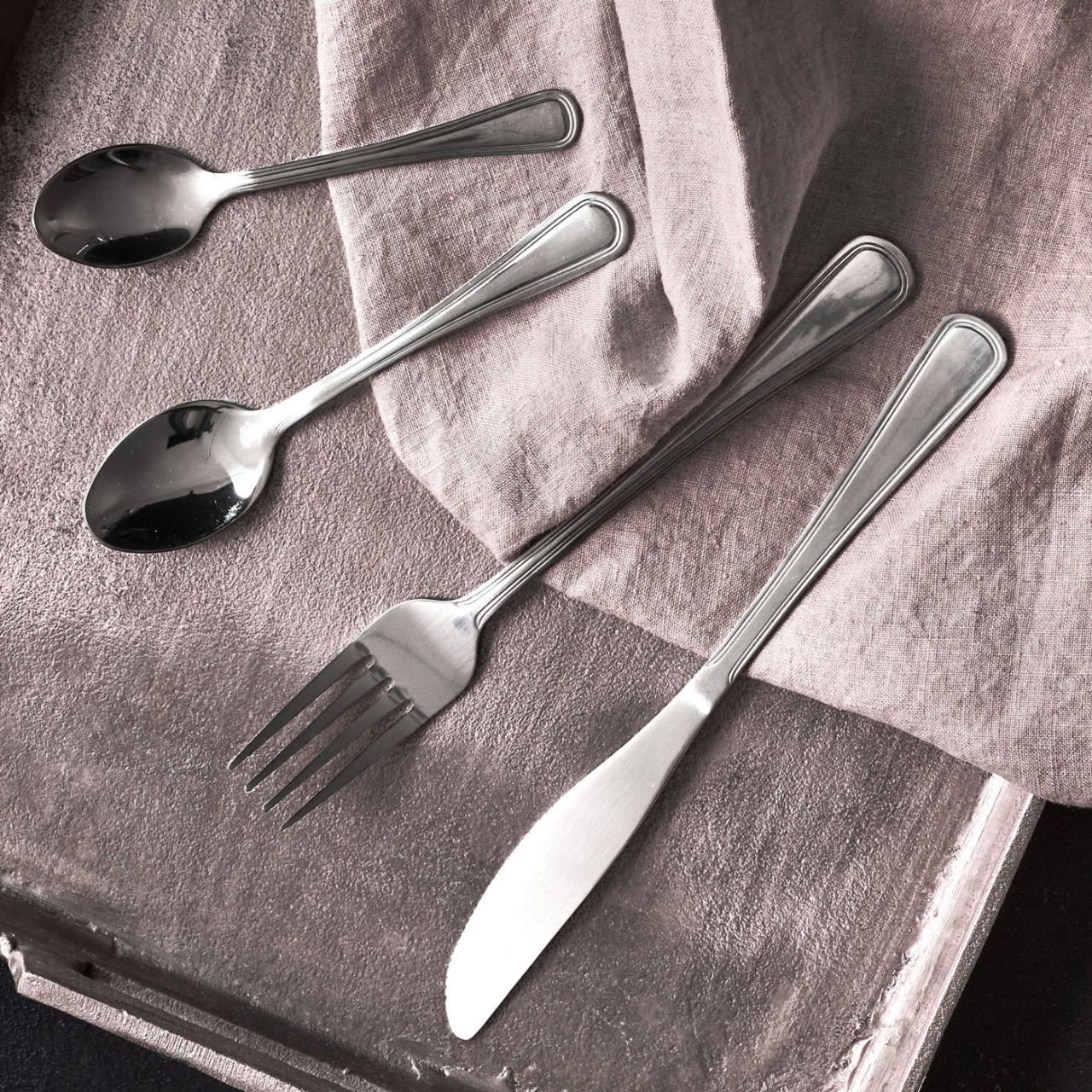 Set lingurita ceai, 3 piese, inox, DOMOTTI London - 2 | YEO