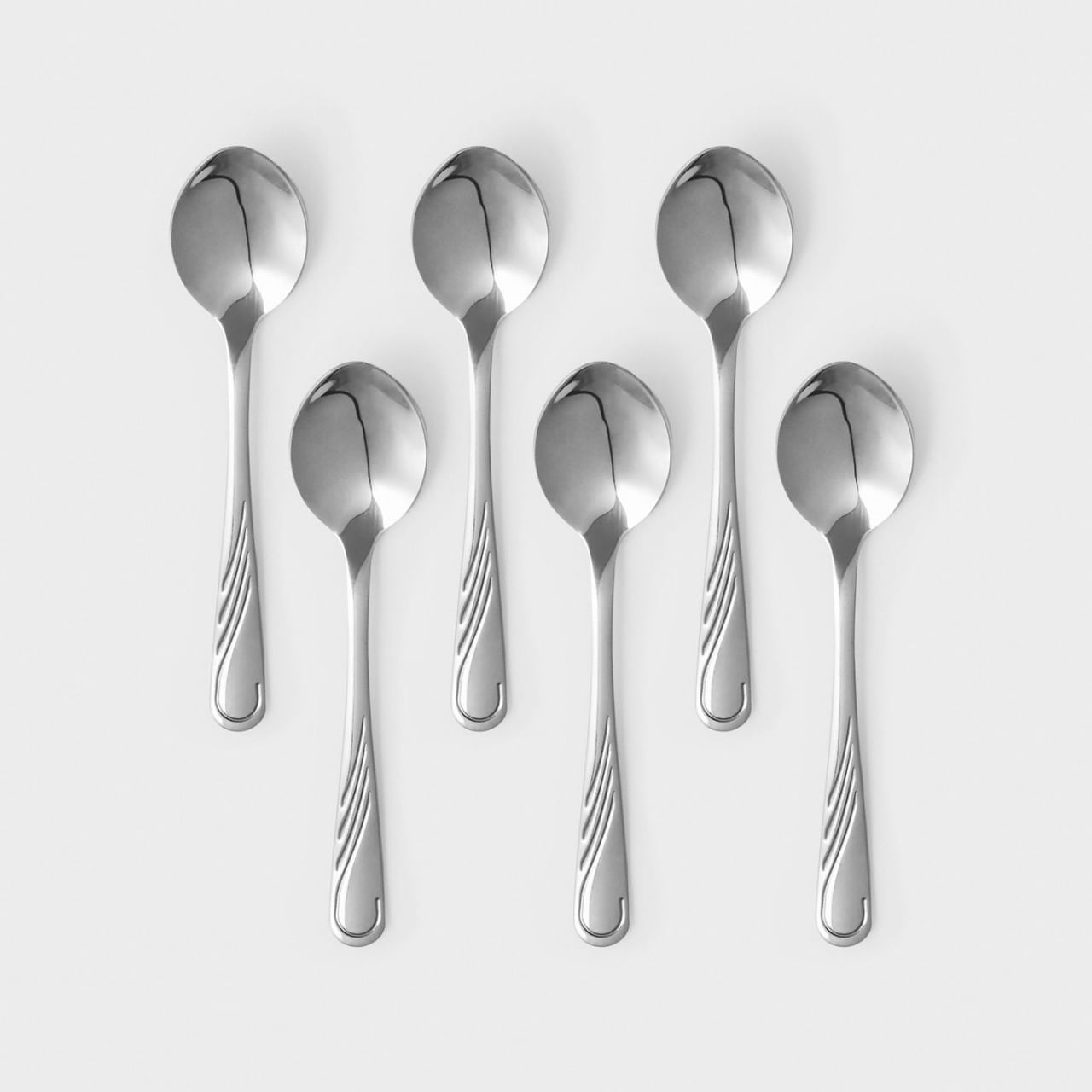 Set lingurita cafea, 6 piese, inox, AMBITION Napoli - 1 | YEO