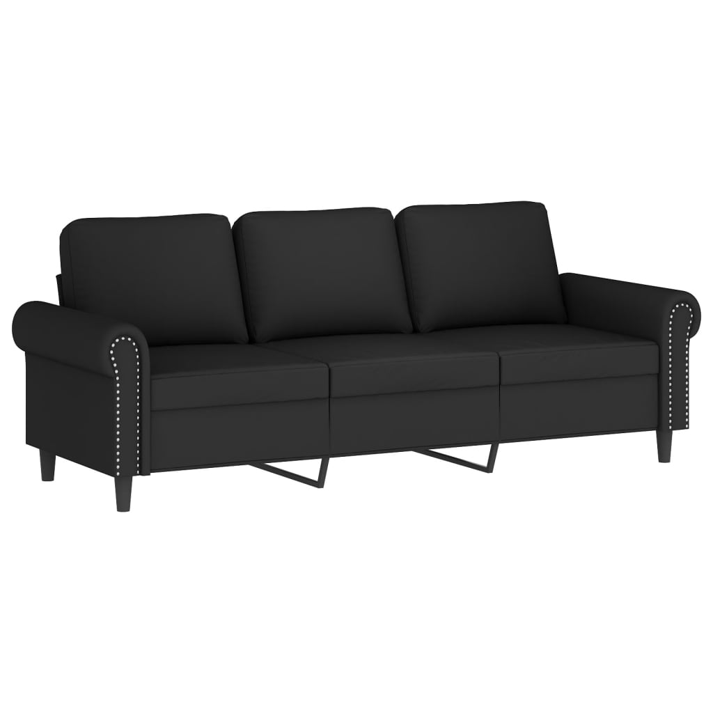 Set canapea cu perne, 2 piese, roz, catifea — imaginea 4