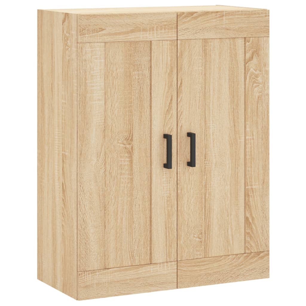 Dulap inalt, stejar sonoma, 69,5x34x180 cm, lemn compozit — imaginea 17