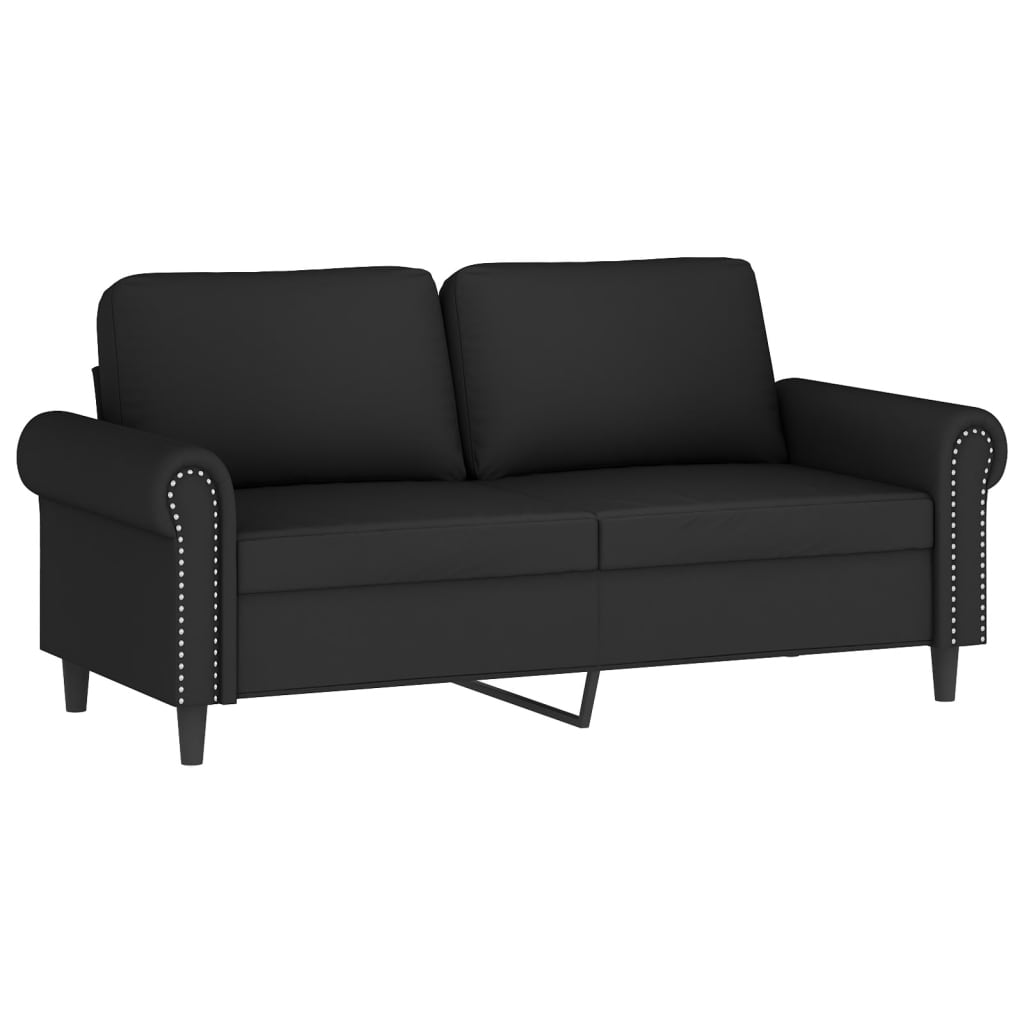 Set canapea cu perne, 2 piese, roz, catifea — imaginea 12