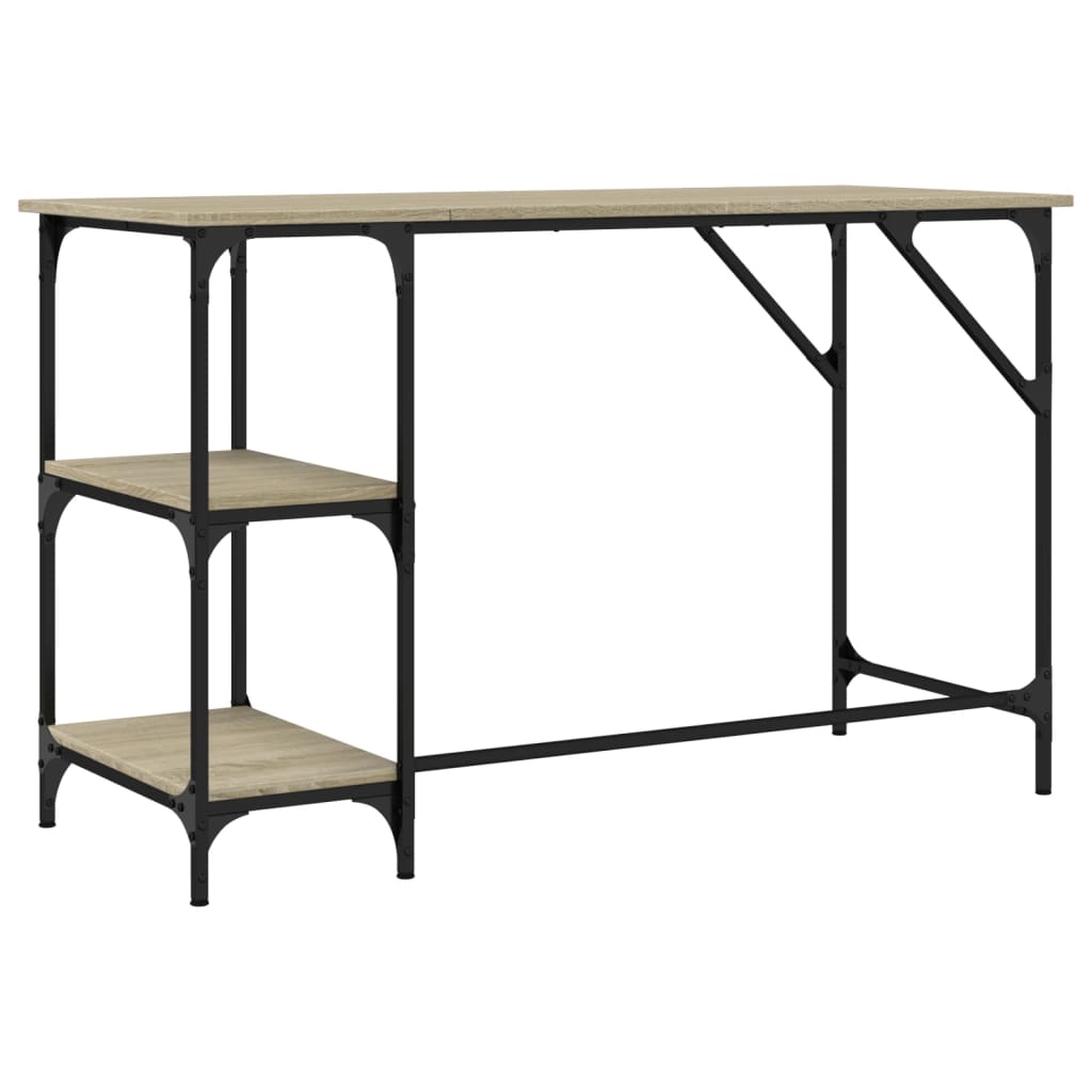 Birou, stejar sonoma, 120x50x75 cm, metal si lemn prelucrat — imaginea 7