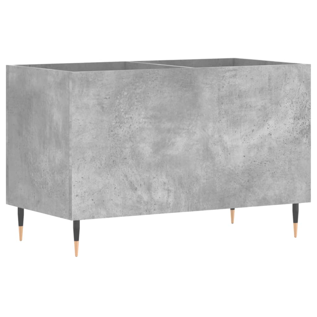 Dulap pentru discuri, gri beton, 74,5x38x48 cm, lemn prelucrat — imaginea 10