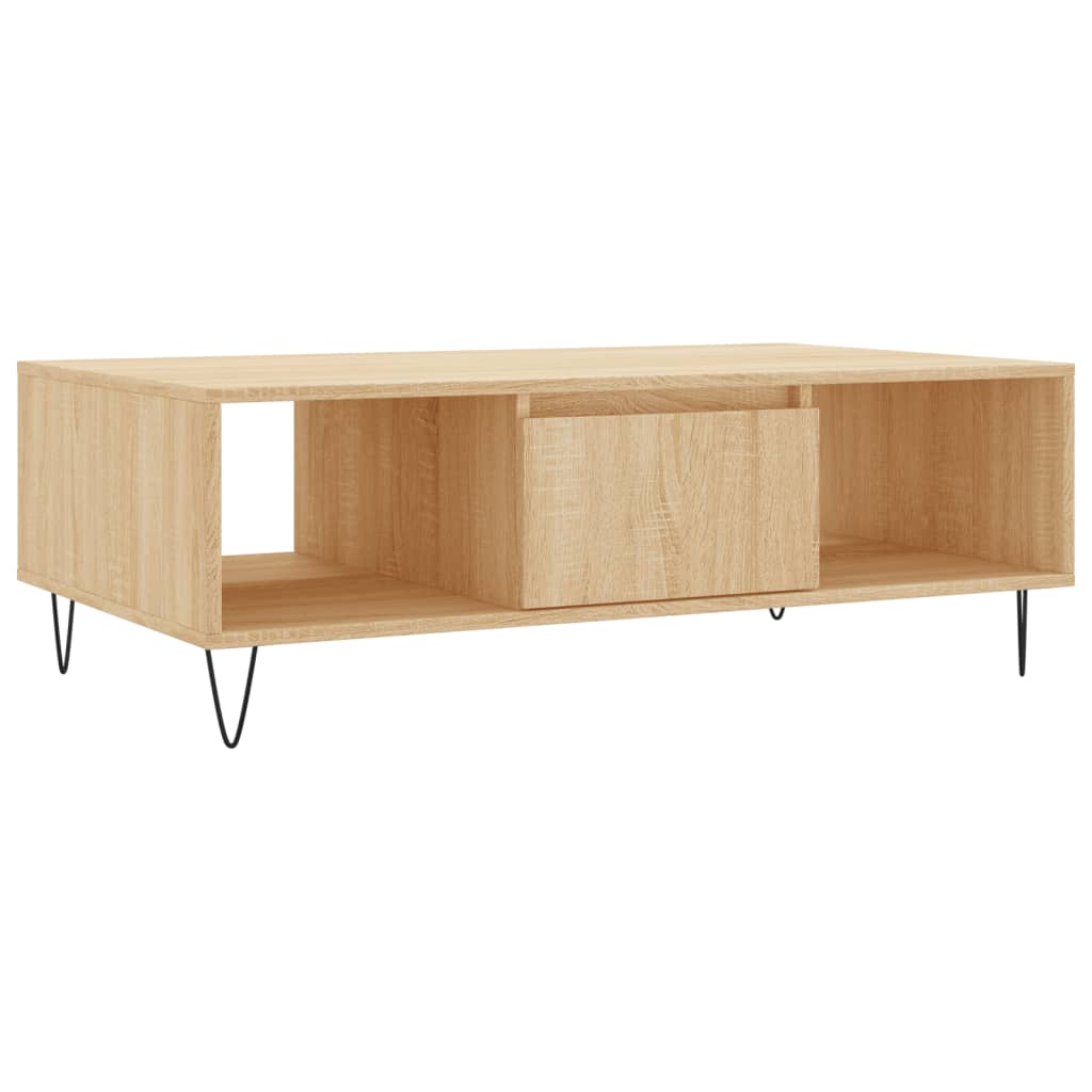 Masa de cafea, stejar sonoma, 104x60x35 cm, lemn compozit — imaginea 12