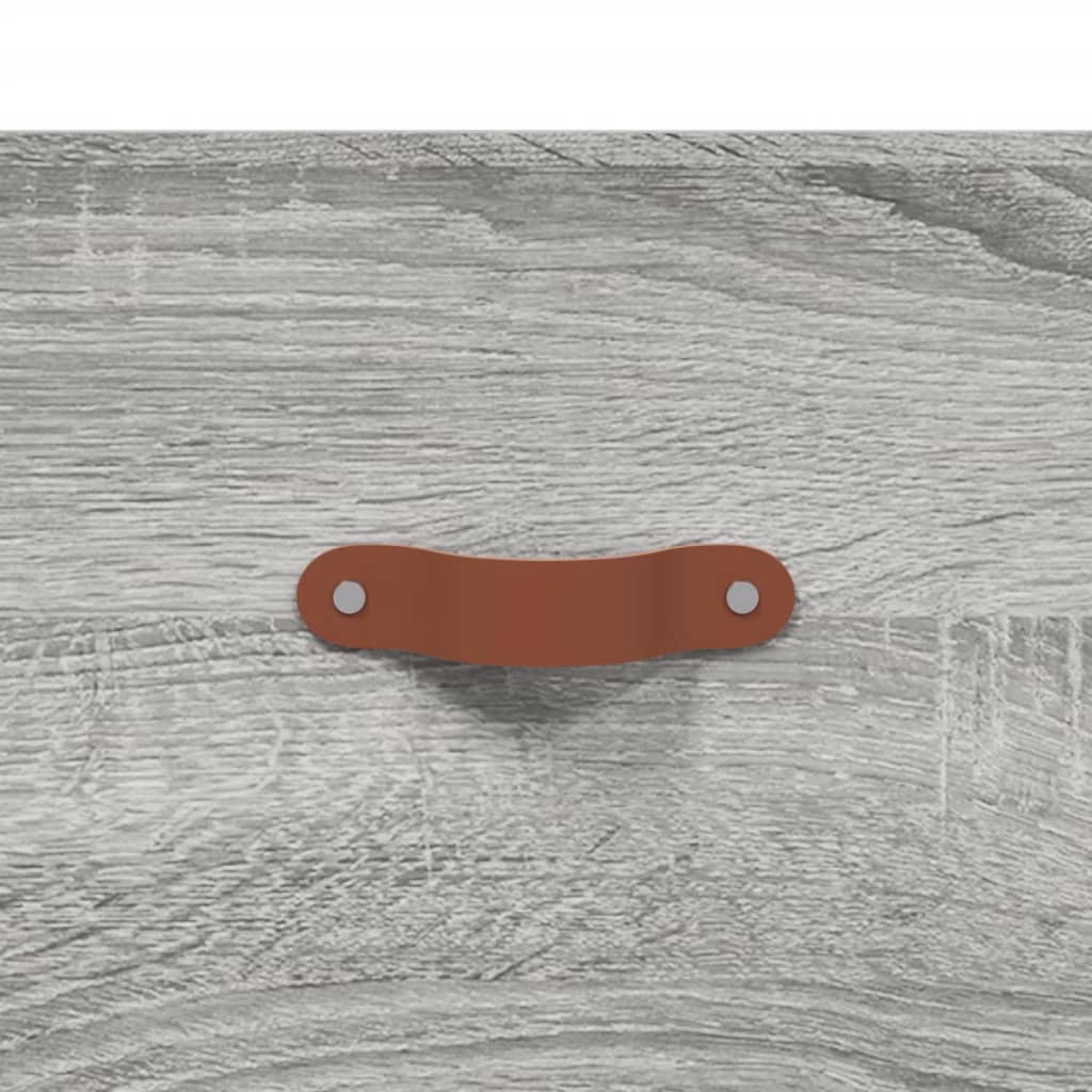 Comoda cu sertare, gri sonoma, 69,5x34x90 cm, lemn prelucrat — imaginea 25