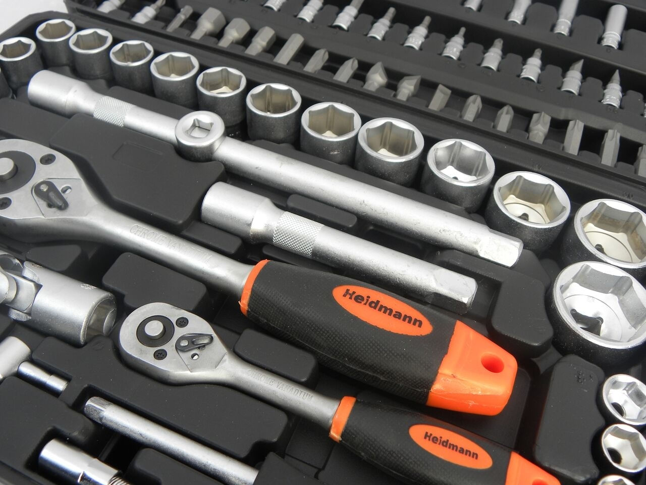 Trusa de chei 94 piese, 1 / 4 ", 1/2", tip H, Geko G10150 — imaginea 12