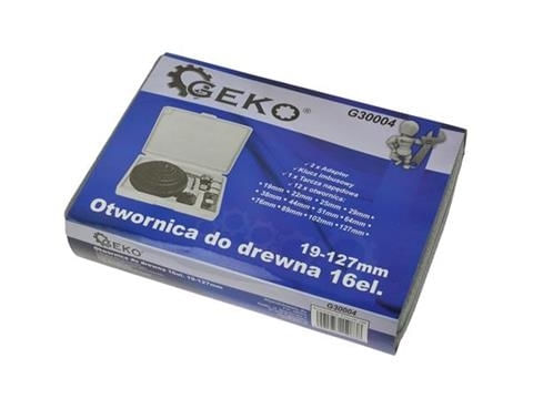 Set 16 carote pentru lemn 19-127mm, GEKO G30004 - 1 | YEO