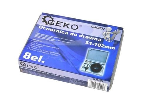 Set 8 carote pentru gaurit 51-102mm, GEKO G30002 - 1 | YEO