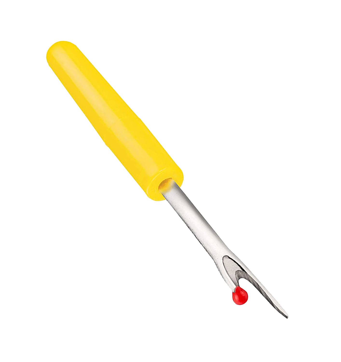 Despicator cusaturi mic pentru descusut tivuri, buzunare, nasturi si orice tip de cusatura, maner galben - 110R - imagine 4