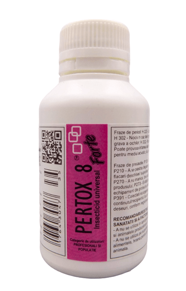 Pertox 8 Forte -Emusie concentrata anti gandaci, plosnite, tantari, insecte nocive-100ml