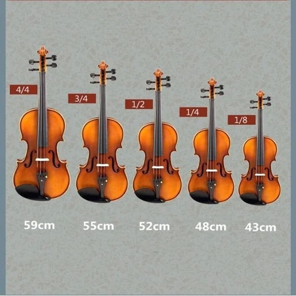 Vioara clasica, Lemn, Marime 4/4, IdeallStore® , Doua arcusuri, Toc inclus