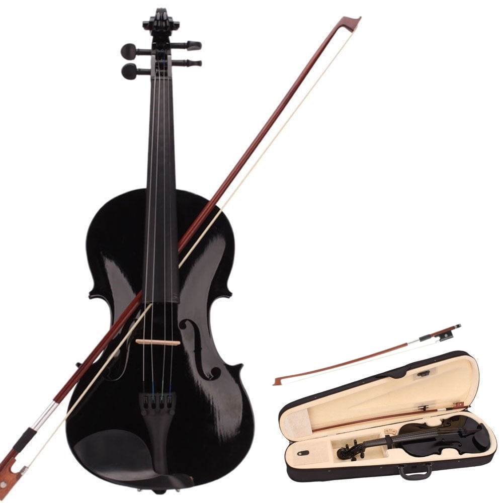 Vioara clasica, Lemn, IdeallStore®, Marime 4/4, Doua arcusuri, toc inclus - 1 | YEO