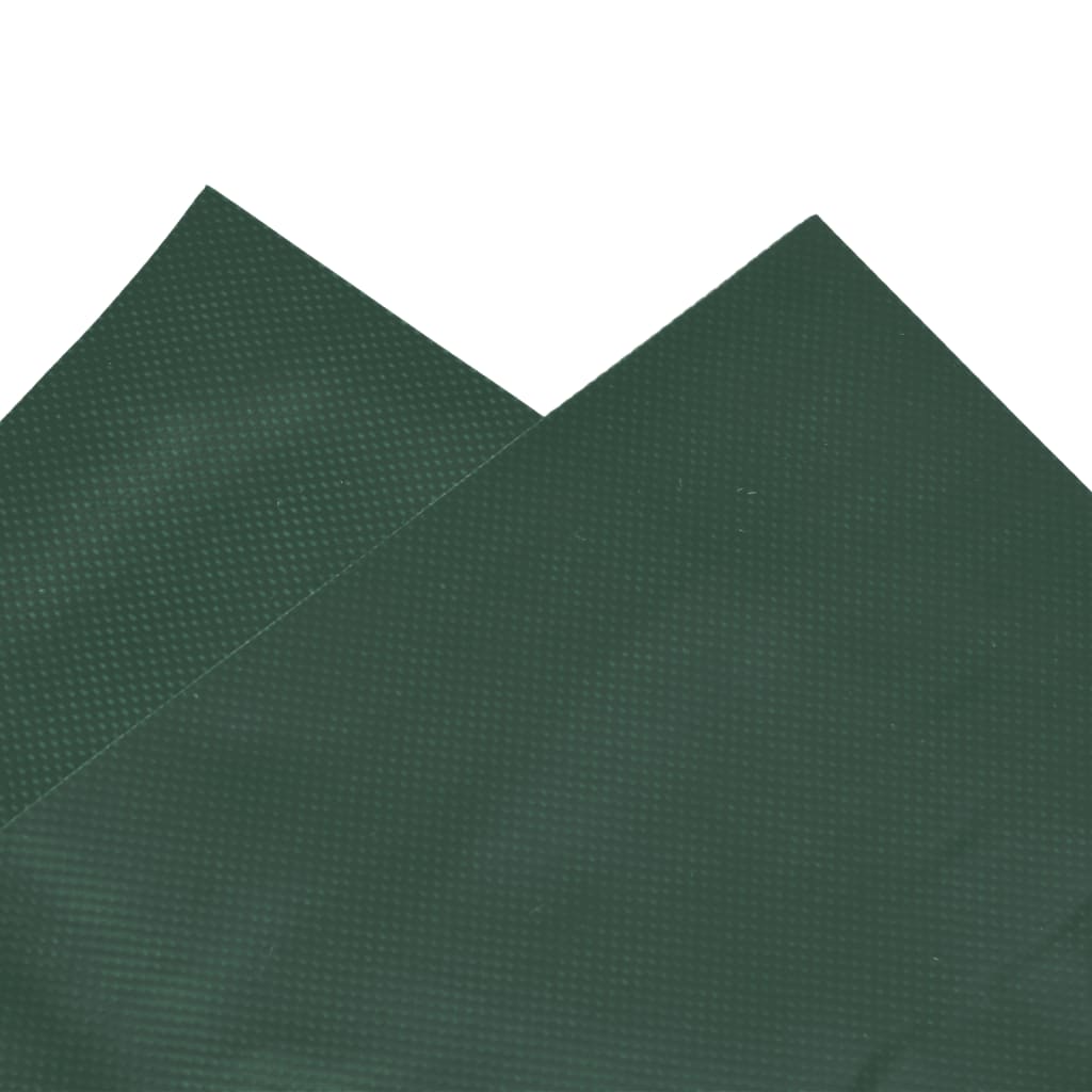 Prelata, verde, 5x7 m, 650 g/m², model fără ochiuri — imaginea 5