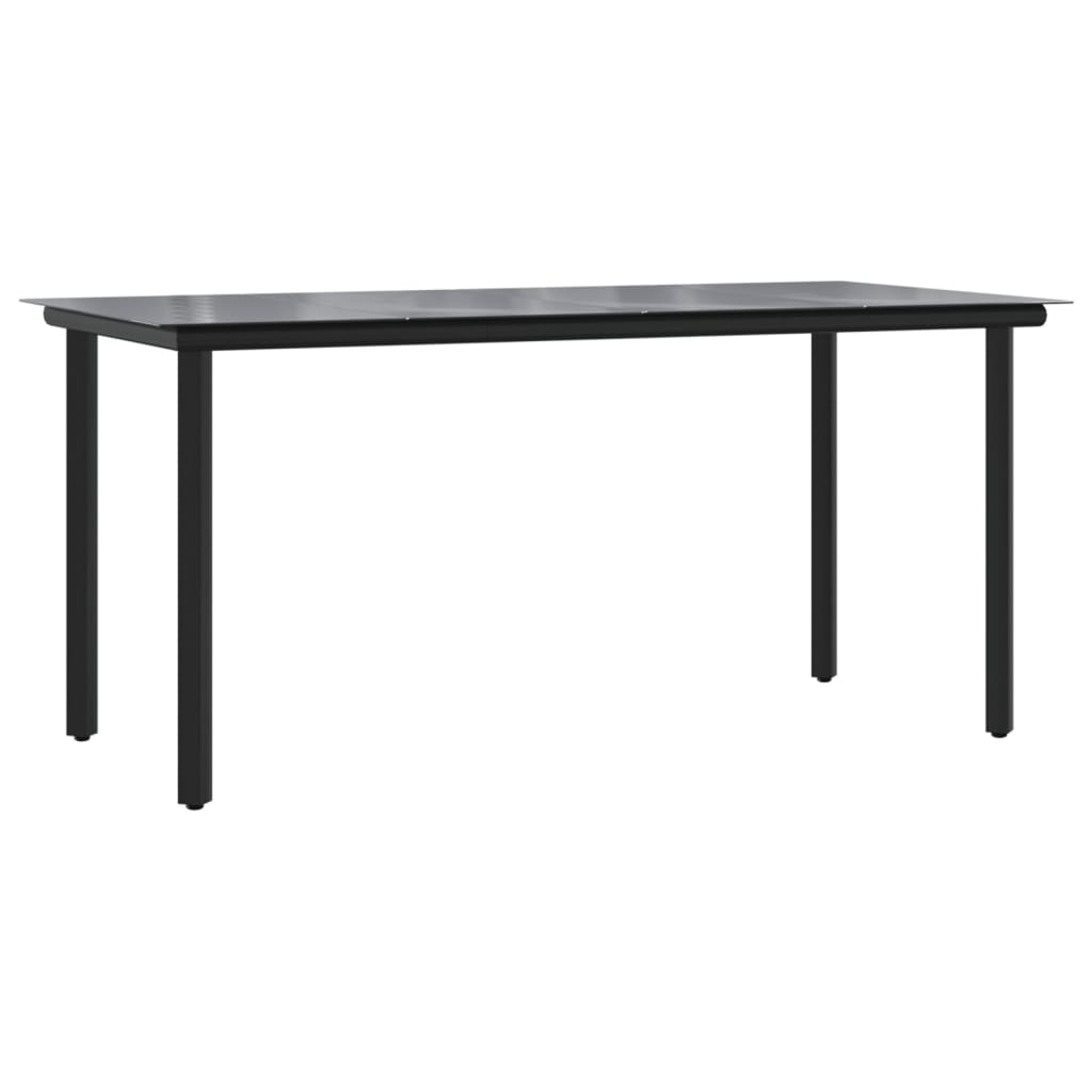 Set de masa pentru gradina, 7 piese, cu perne, bej, poliratan — imaginea 4
