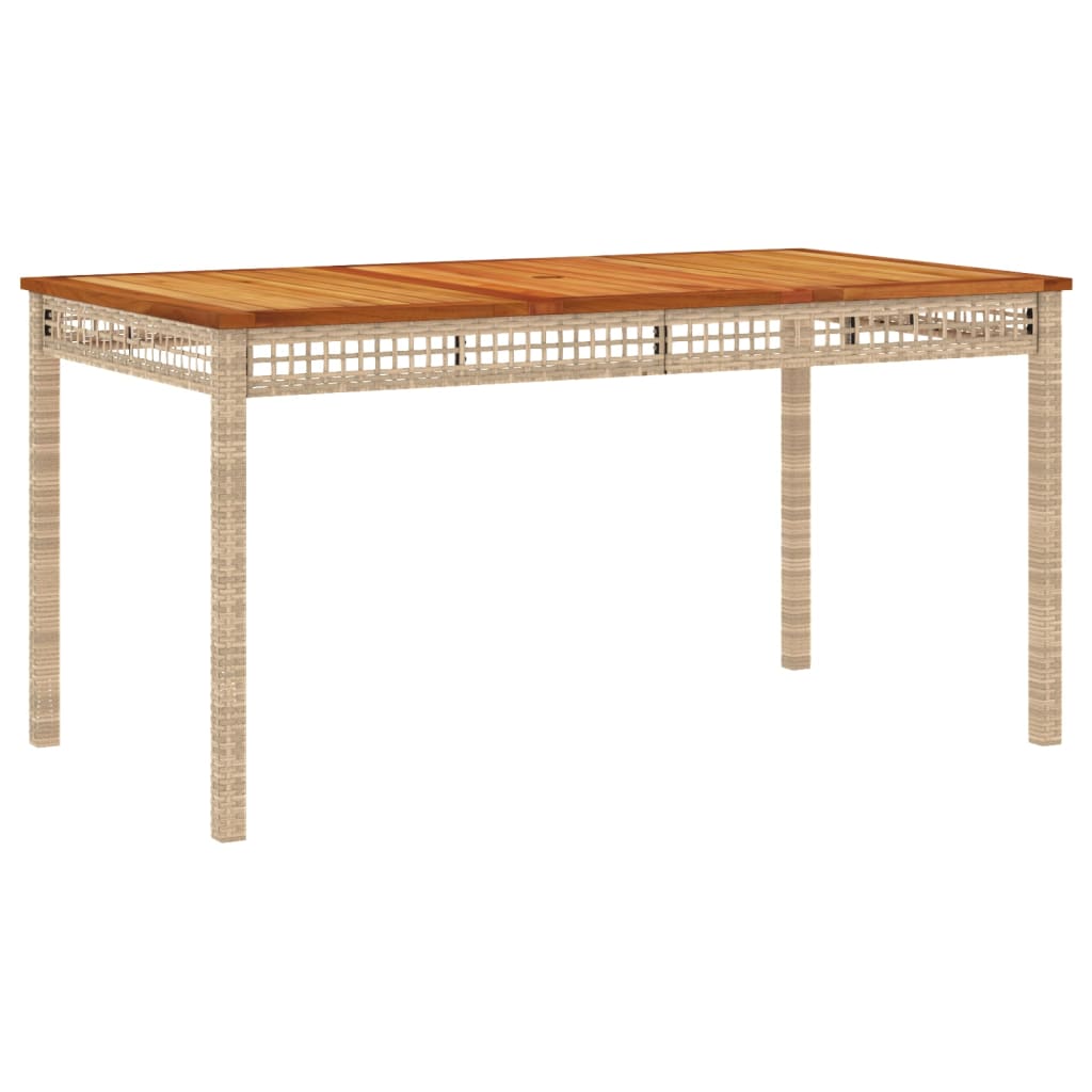 Set mobilier de gradina cu perne, 3 piese, bej, poliratan — imaginea 4