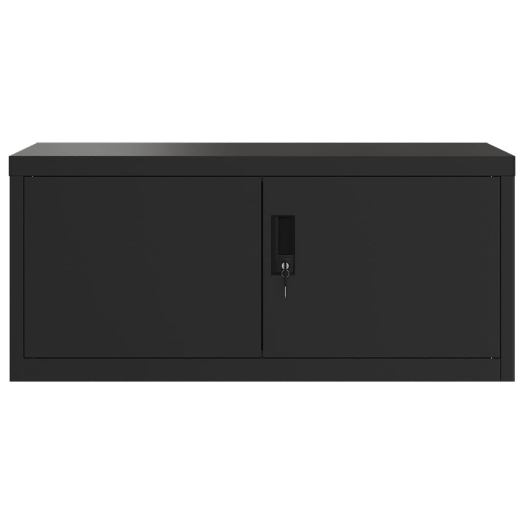 Fiset, negru, 90x40x40 cm, otel - 3 | YEO