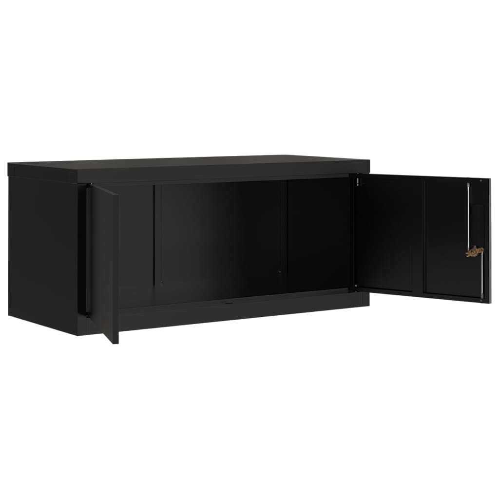 Fiset, negru, 90x40x40 cm, otel - 5 | YEO