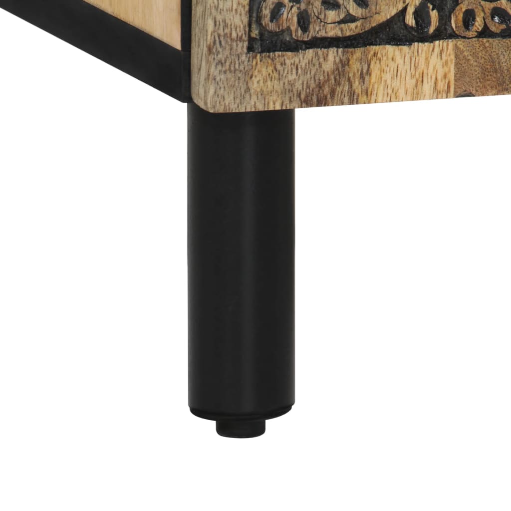 Dulap lateral, 60x33x75 cm, lemn masiv de mango — imaginea 10