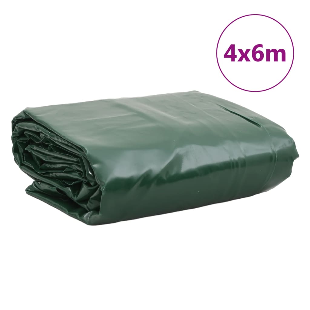 Prelata, verde, 4x6 m, 650 g/m² — imaginea 9