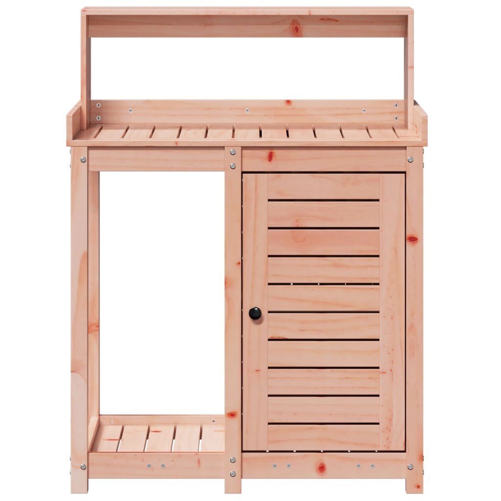 Masa de plantare cu rafturi 82,5x50x109,5 cm lemn masiv douglas — imaginea 5
