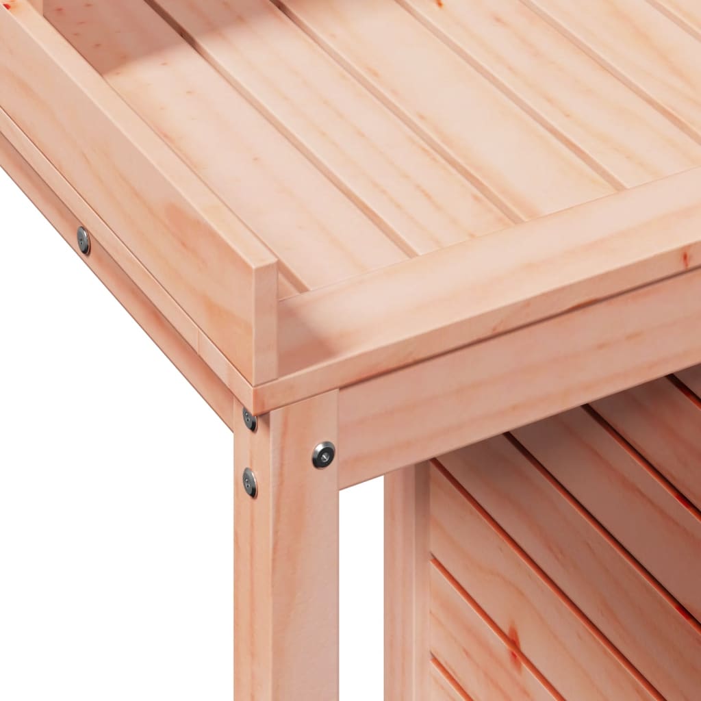 Masa de plantare cu rafturi 82,5x50x109,5 cm lemn masiv douglas — imaginea 8