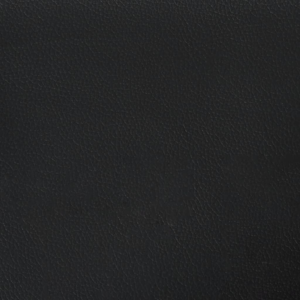 Saltea de pat cu arcuri, negru, 120x190x20 cm, piele ecologica — imaginea 6