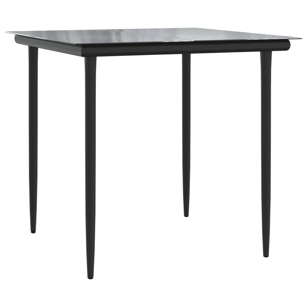 Set mobilier de gradina cu perne, 5 piese gri deschis poliratan — imaginea 4