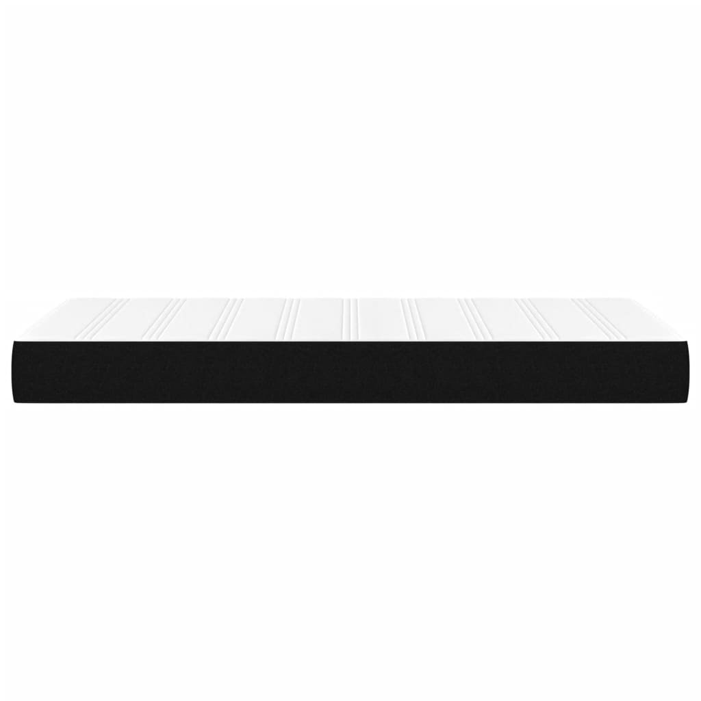 Saltea de pat cu arcuri, negru, 120x190x20 cm, textil — imaginea 4