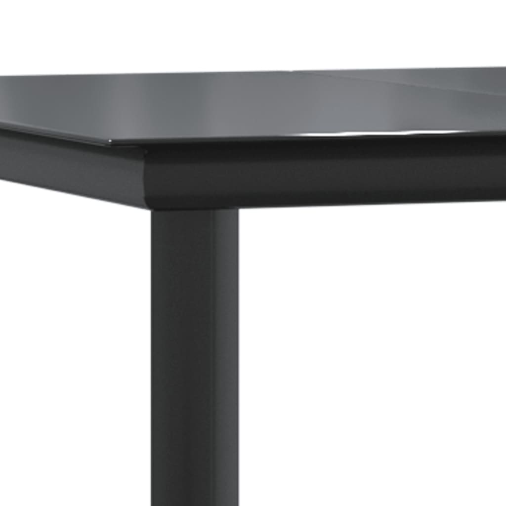 Set mobilier de gradina cu perne, 5 piese, gri, poliratan — imaginea 6