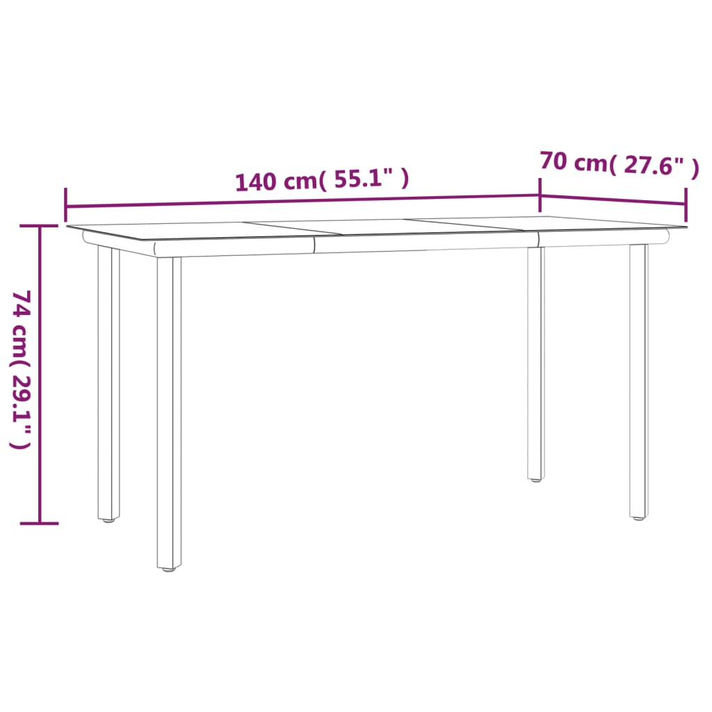 Set mobilier de gradina cu perne, 5 piese, gri, poliratan — imaginea 9