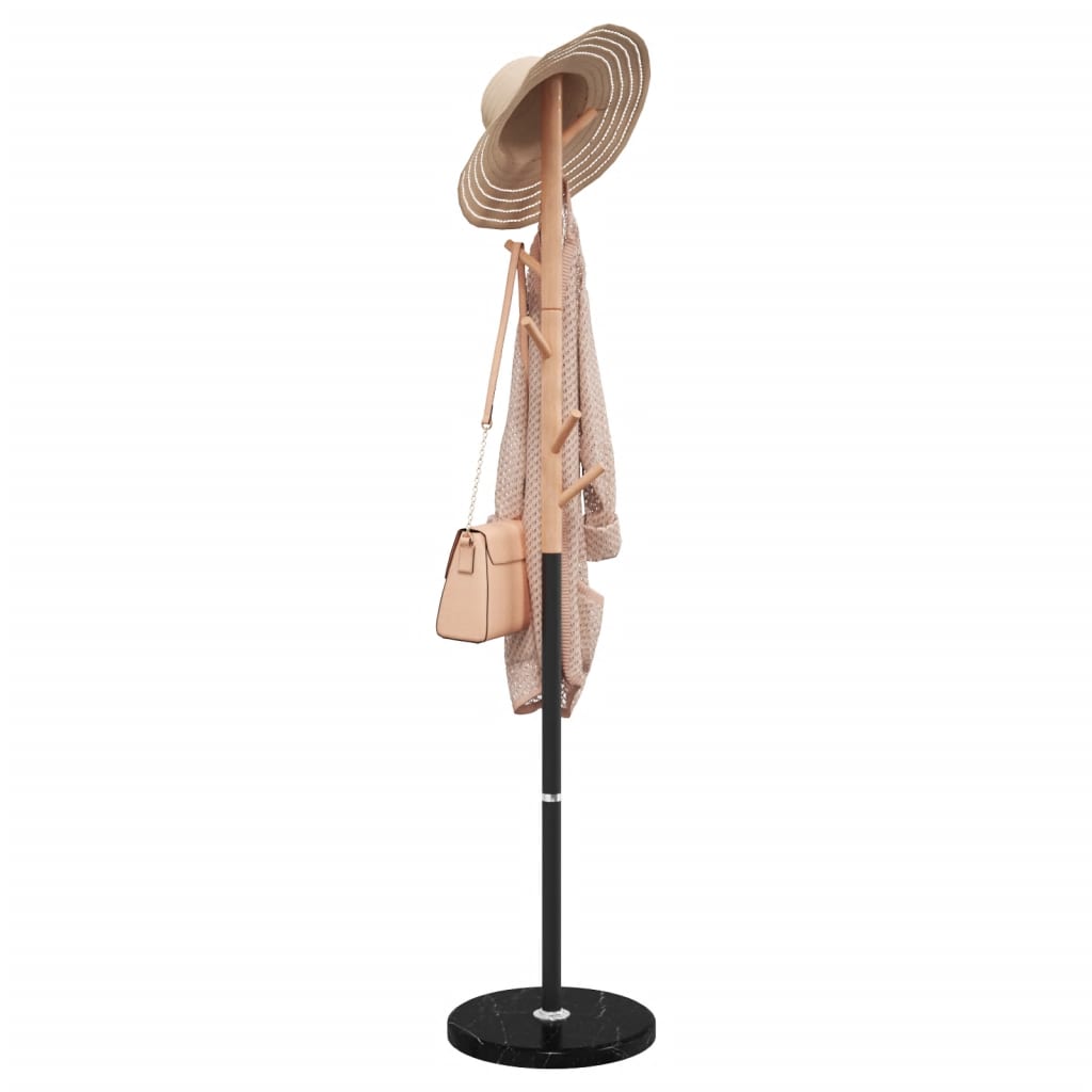 Cuier de haine, negru, 172 cm, fier vopsit electrostatic — imaginea 2