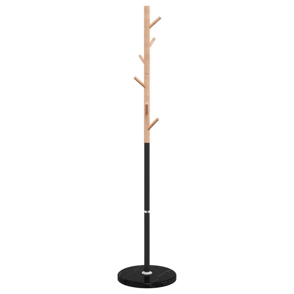 Cuier de haine, negru, 172 cm, fier vopsit electrostatic — imaginea 5